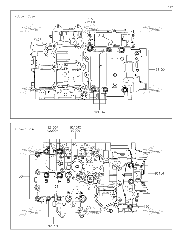 Crankcase Bolt Pattern