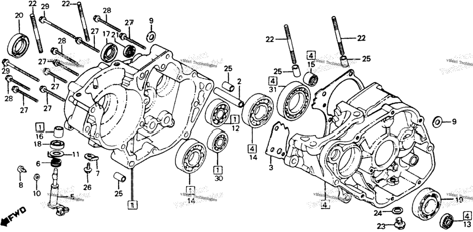 Crankcase 81-82