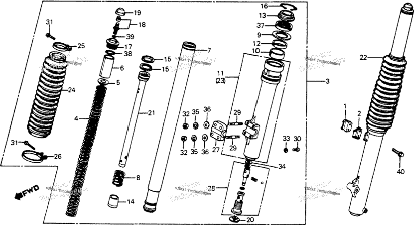 Front Shock Absorber 82