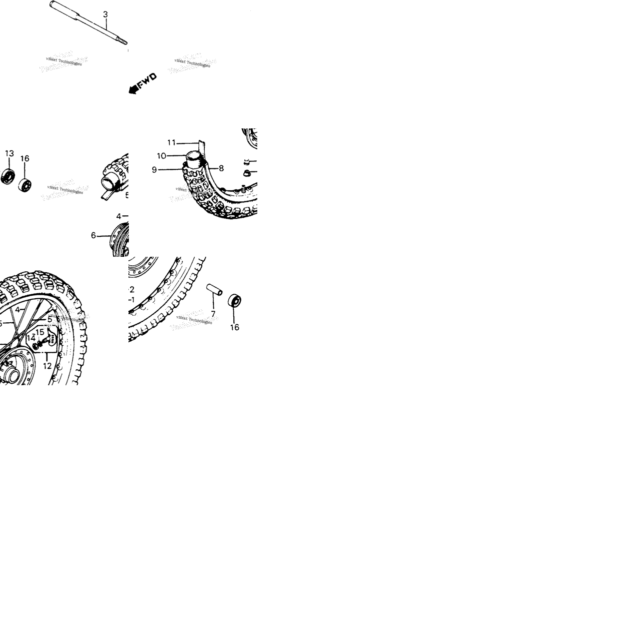 Front Wheel 82-83