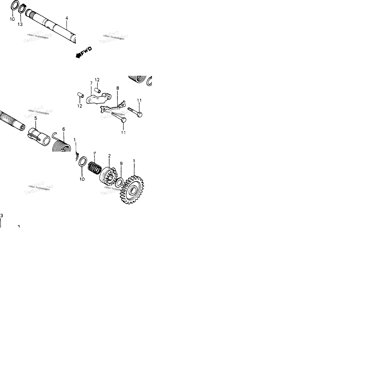 Kick Starter Spindle 82