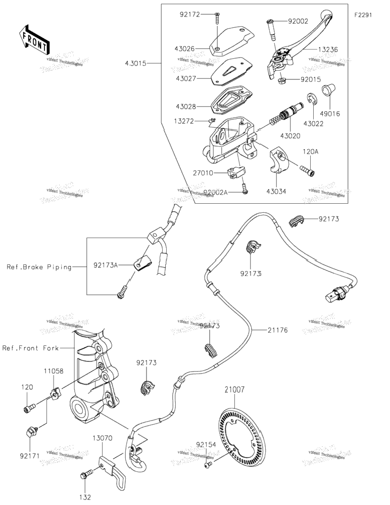 Front Master Cylinder