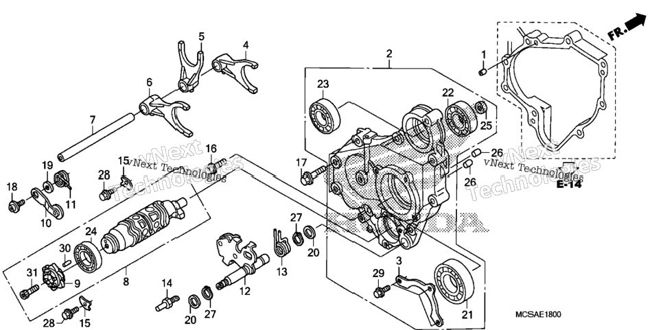Gearshift Drum