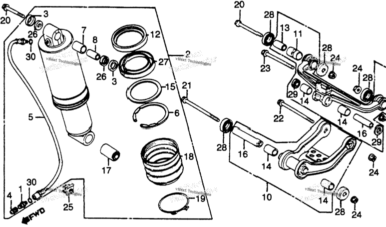 Rear Shock Absorber
