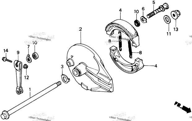 Rear Brake Panel
