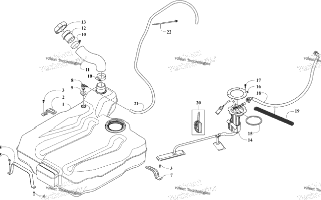 Gas Tank Assembly