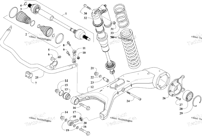 Rear Suspension Assembly