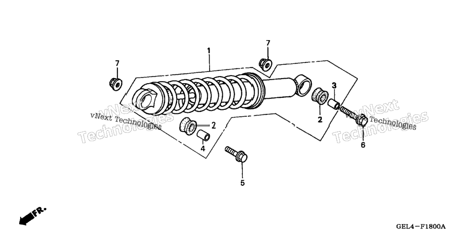 Rear Shock Absorber