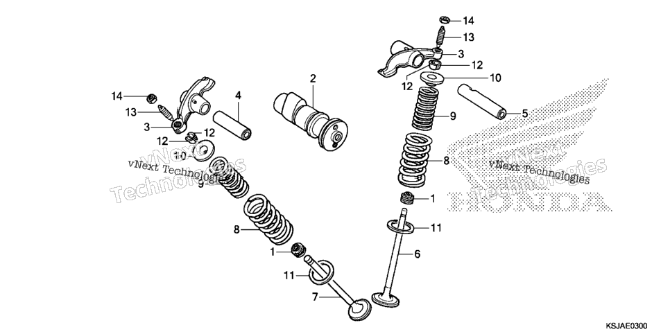 Camshaft + Valve