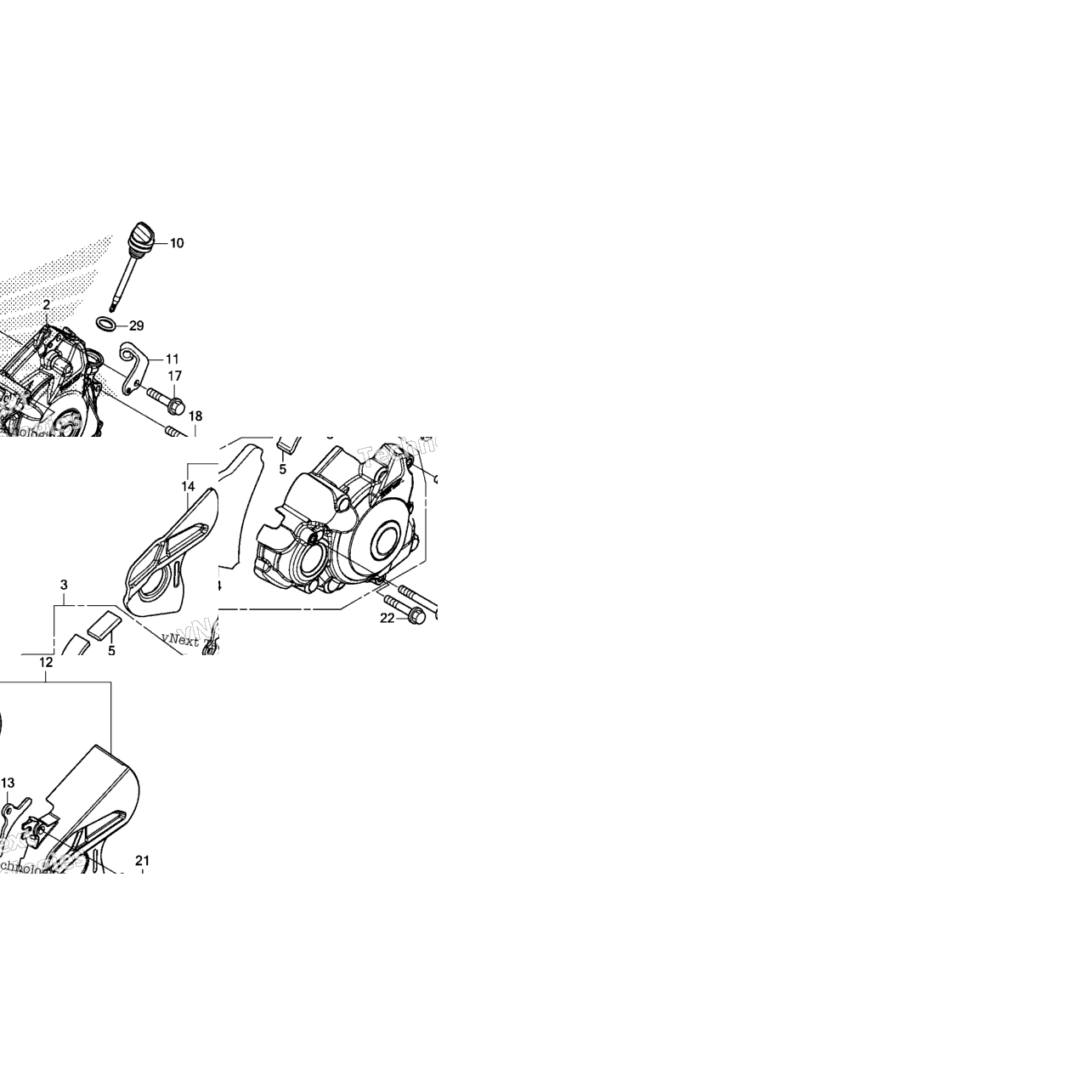 Left Crankcase Cover