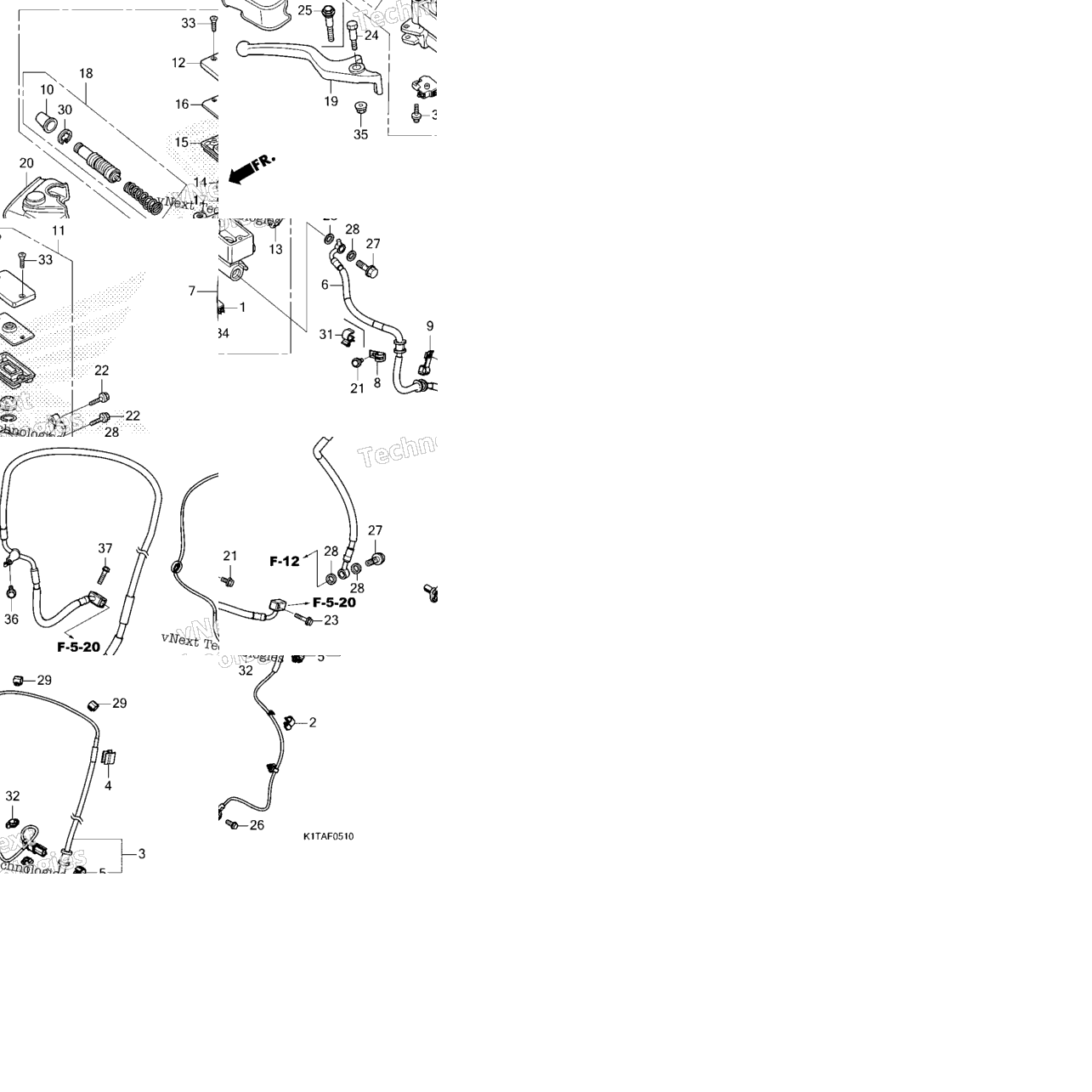 Front Brake Master Cylinder (2)