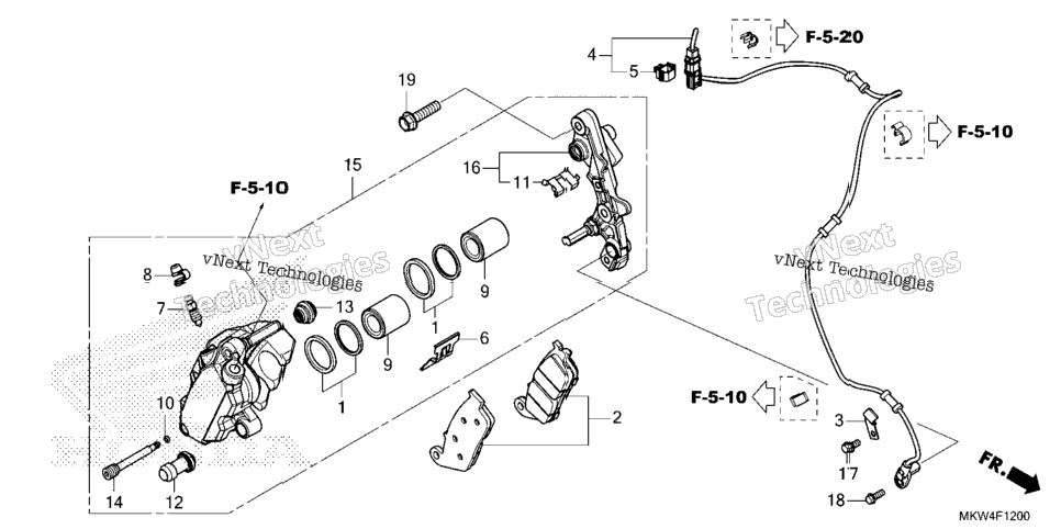 Front Brake Caliper