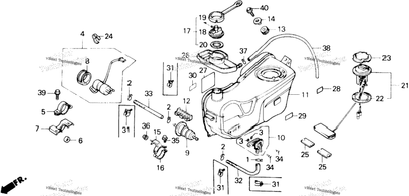 A/I Fuel Tank 86-87