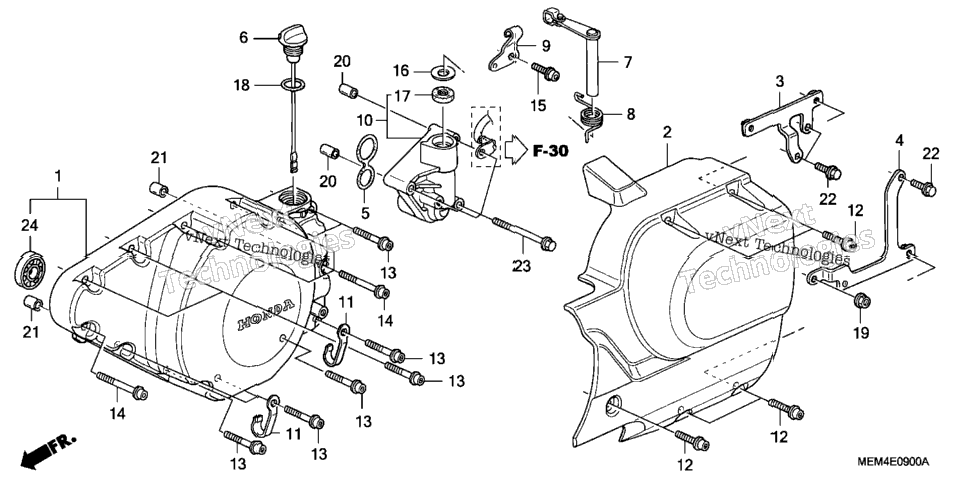 Left Crankcase Cover
