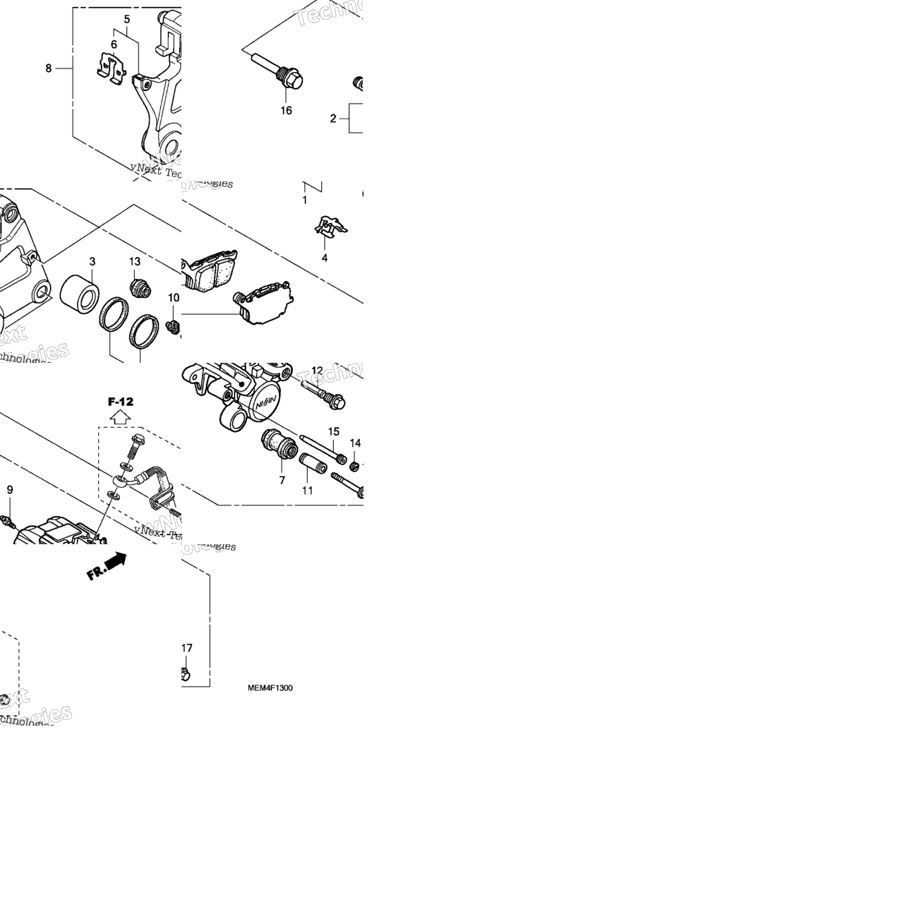 Rear Brake Caliper