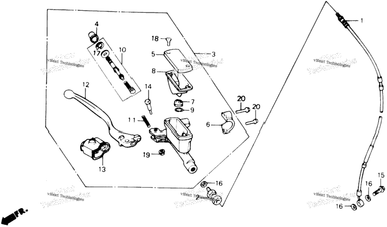 Front Brake Master Cylinder