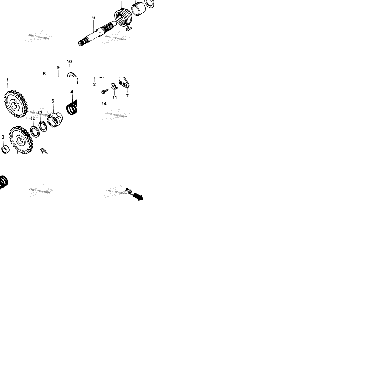Kick Starter Spindle