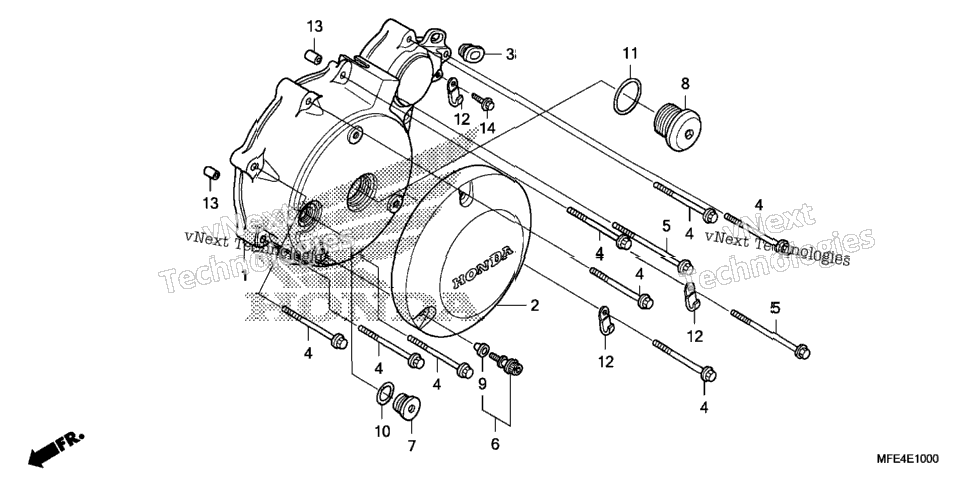 Left Crankcase Cover