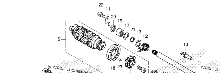 Gearshift Drum