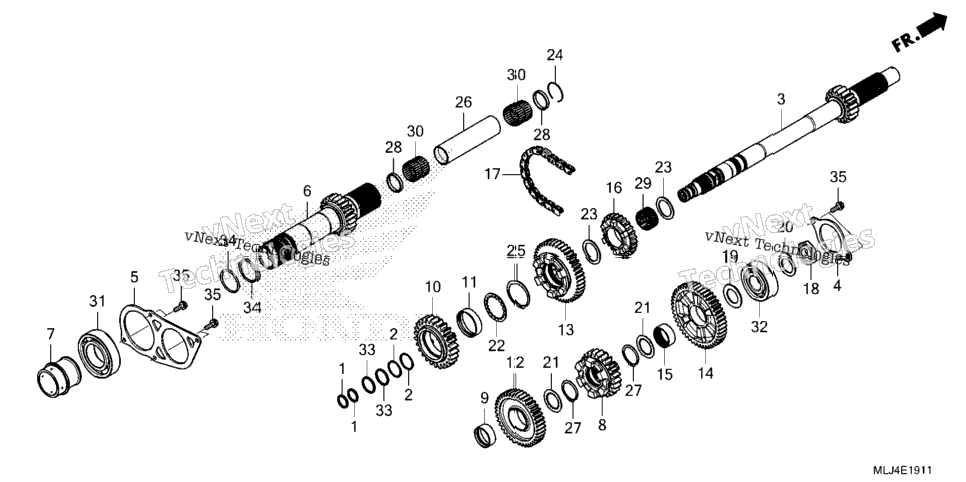 Transmission (Mainshaft) (Dct)