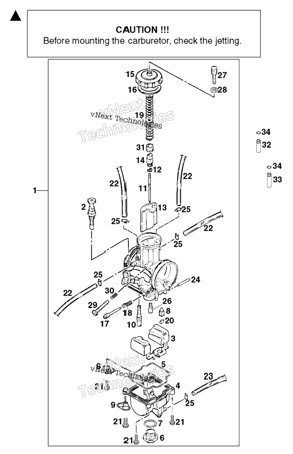 Carburetor Keihin Pwk 38