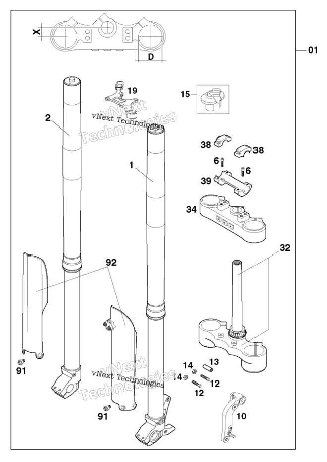 New Parts Front Fork