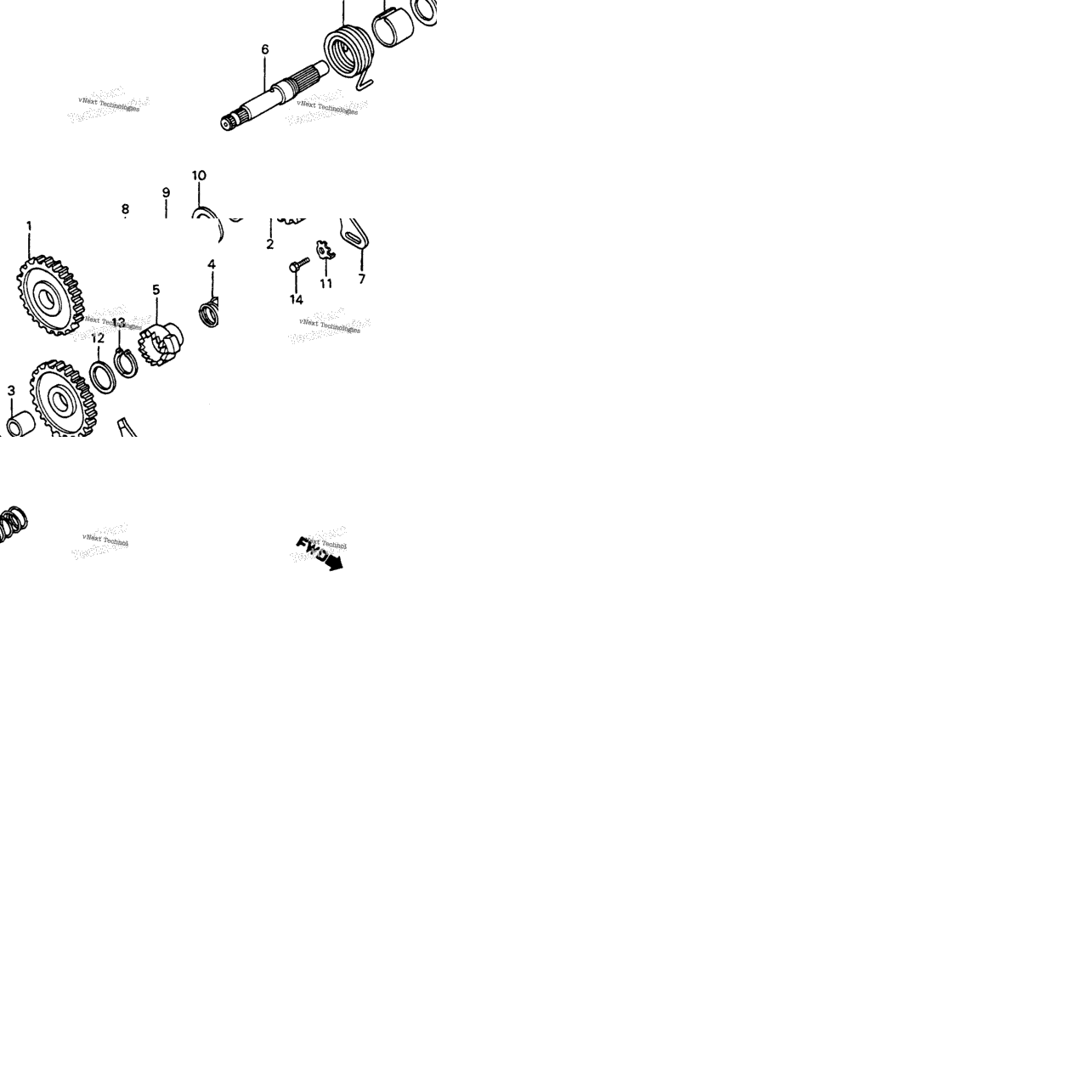 Kick Starter Spindle 83