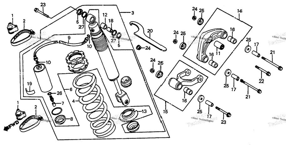 Rear Shock Absorber 83
