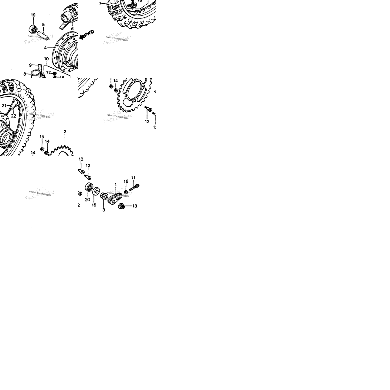 Rear Wheel 82-83