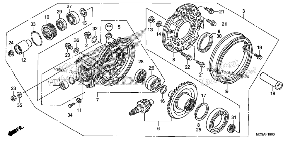 Final Driven Gear (St1300)
