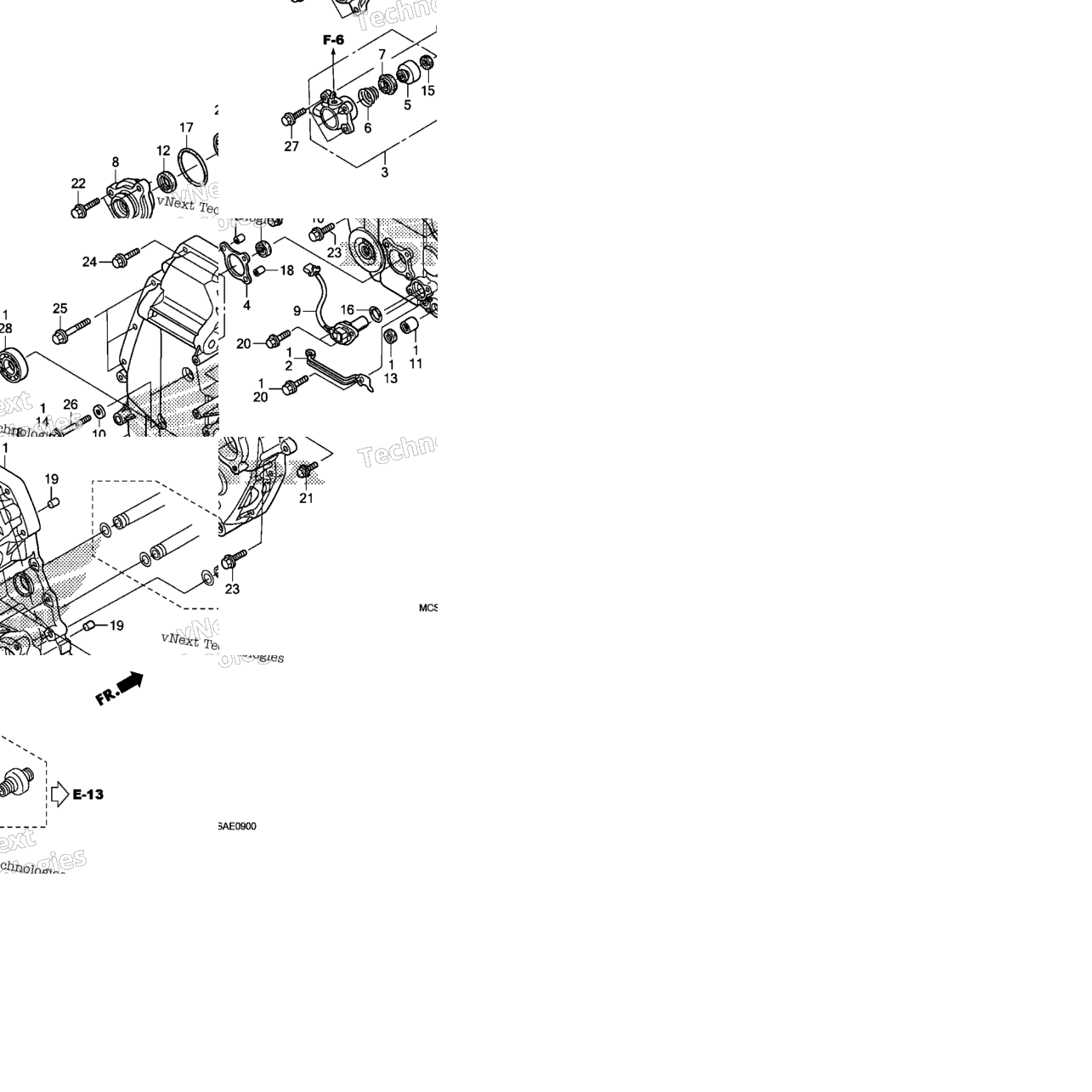 Rear Crankcase Cover