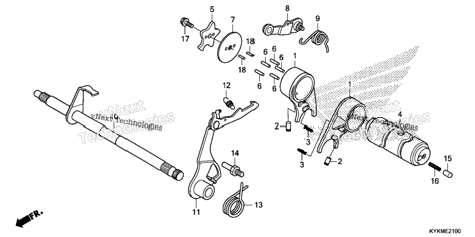 Gearshift Drum