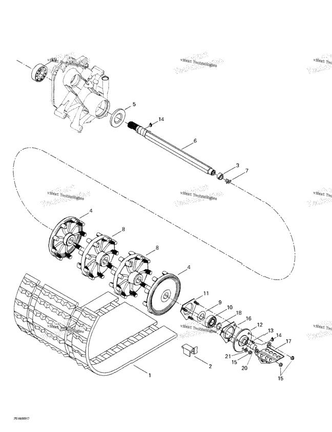 Drive Axle And Track