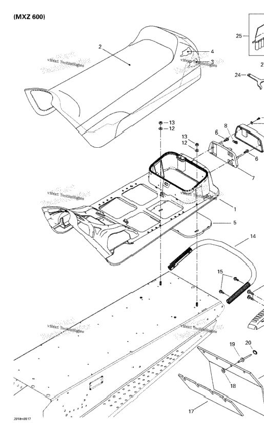 Seat And Accessories (Mx Z 600)