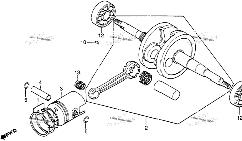Crankshaft + Piston