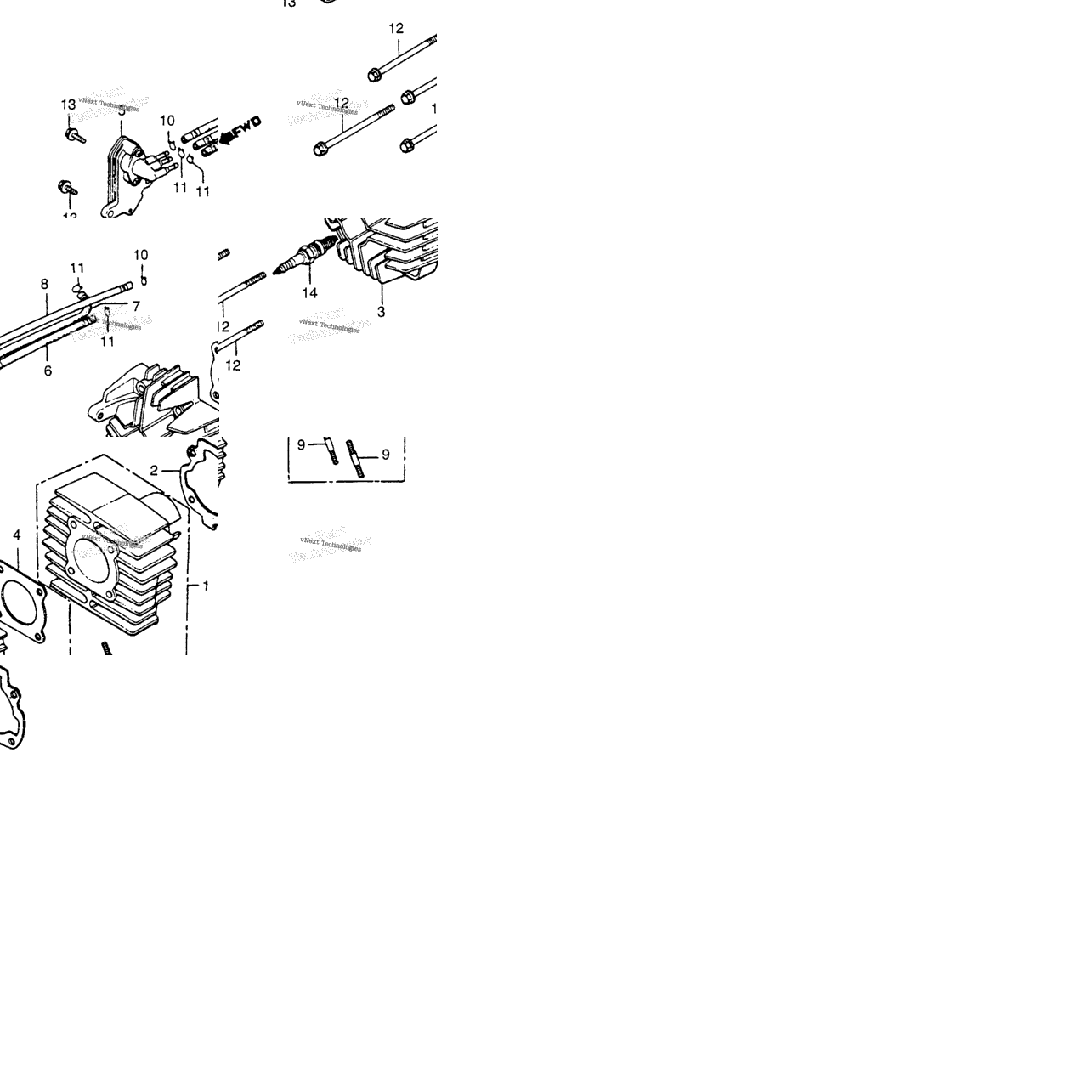 Cylinder + Cylinder Head