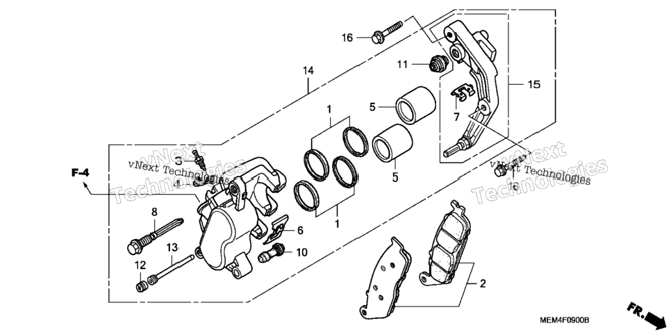 Front Brake Caliper