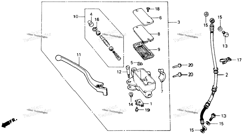 Front Brake Master Cylinder
