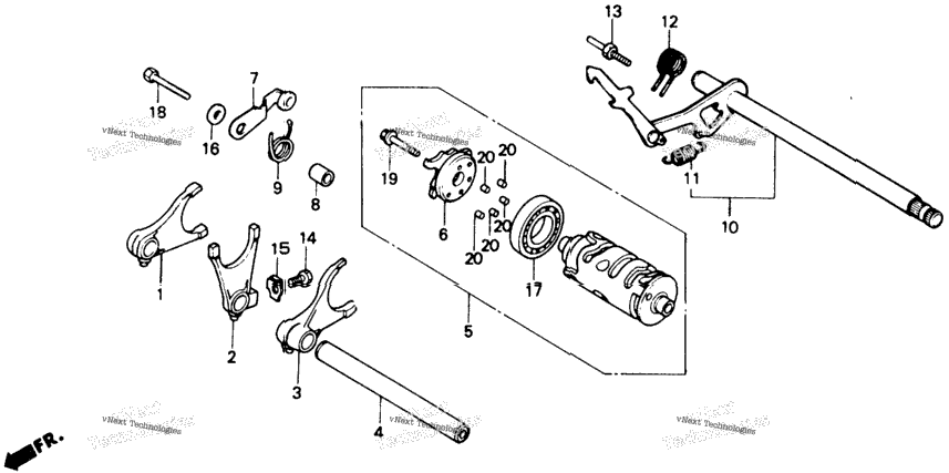 Gearshift Drum