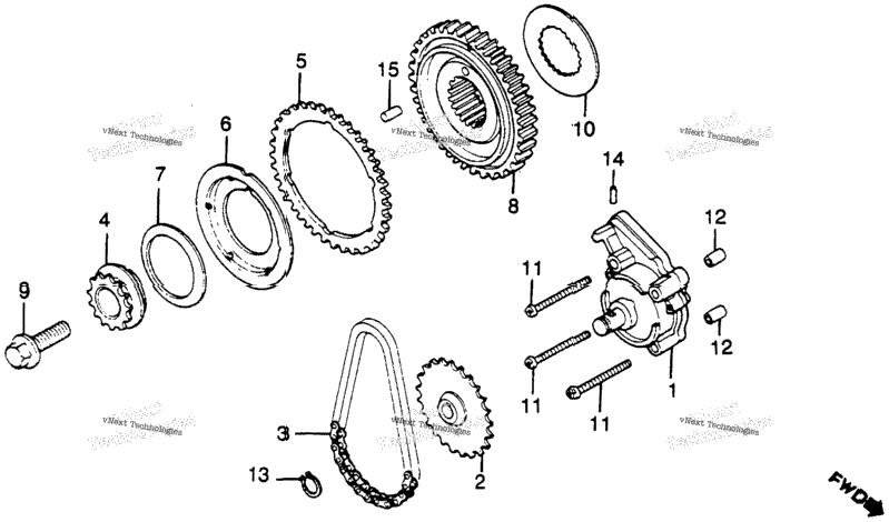 Cm450a Oil Pump