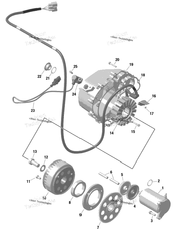 Rotax - Magneto And Electric Starter