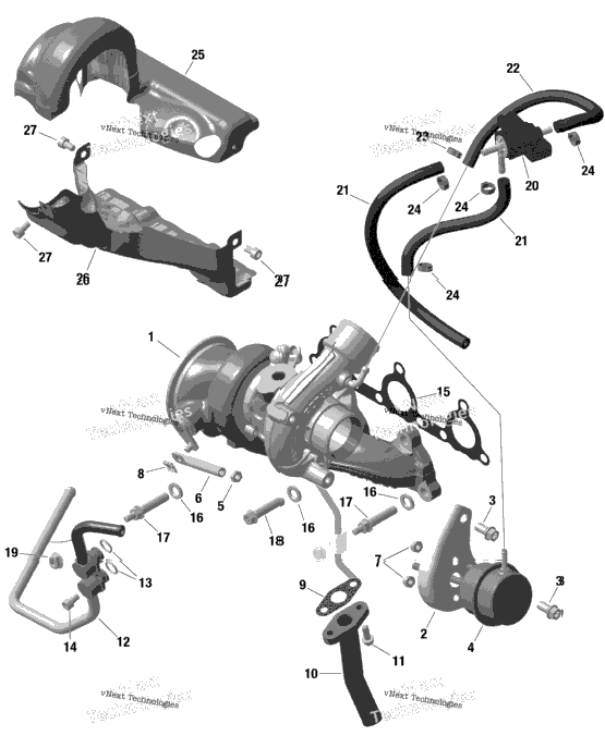 Rotax - Turbocharger - Turbo Rr