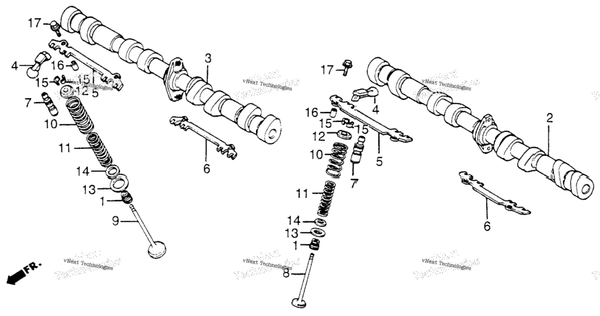Camshaft + Valve