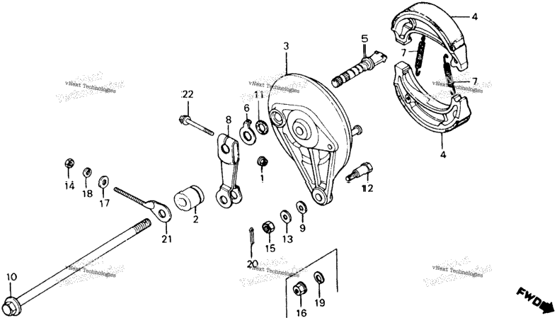Rear Brake Panel