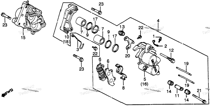 Front Brake Caliper