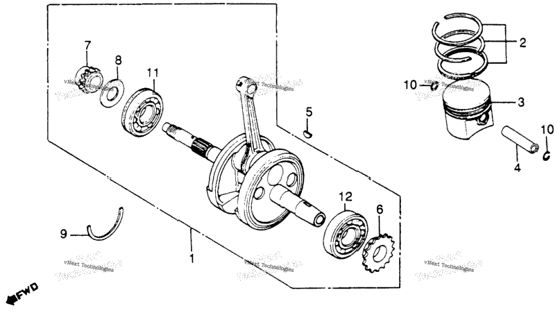 Crankshaft + Piston