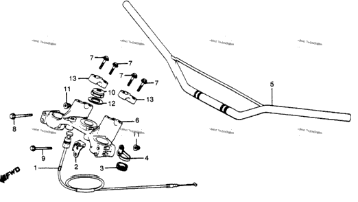 Handlebar + Top Bridge