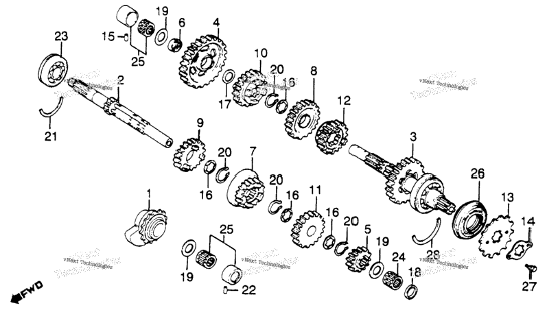 Transmission + Rear Balancer