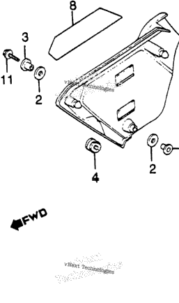 Xl500s Side Cover 79-81