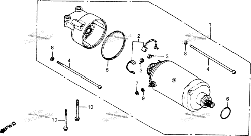 Cm400a/Tstarting Motor 79-81